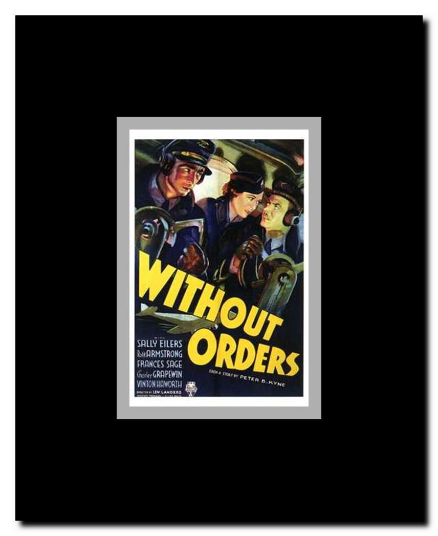 Without Orders Framed Movie Poster