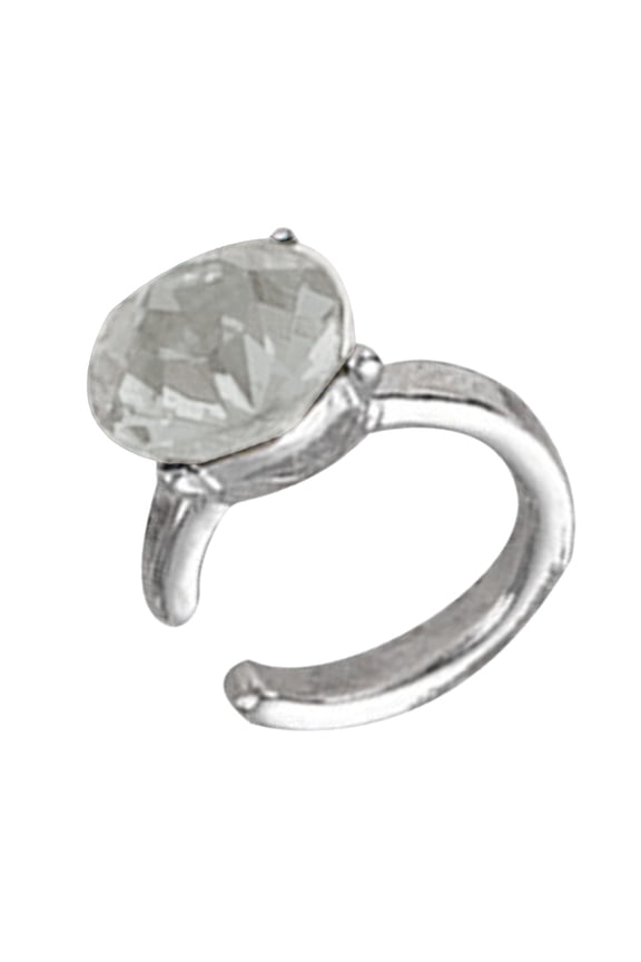 Without Piercing Ear Clip With Multicolor Cubic Zirconia Stones Comfortable Alloy Design For Sensitive Ears