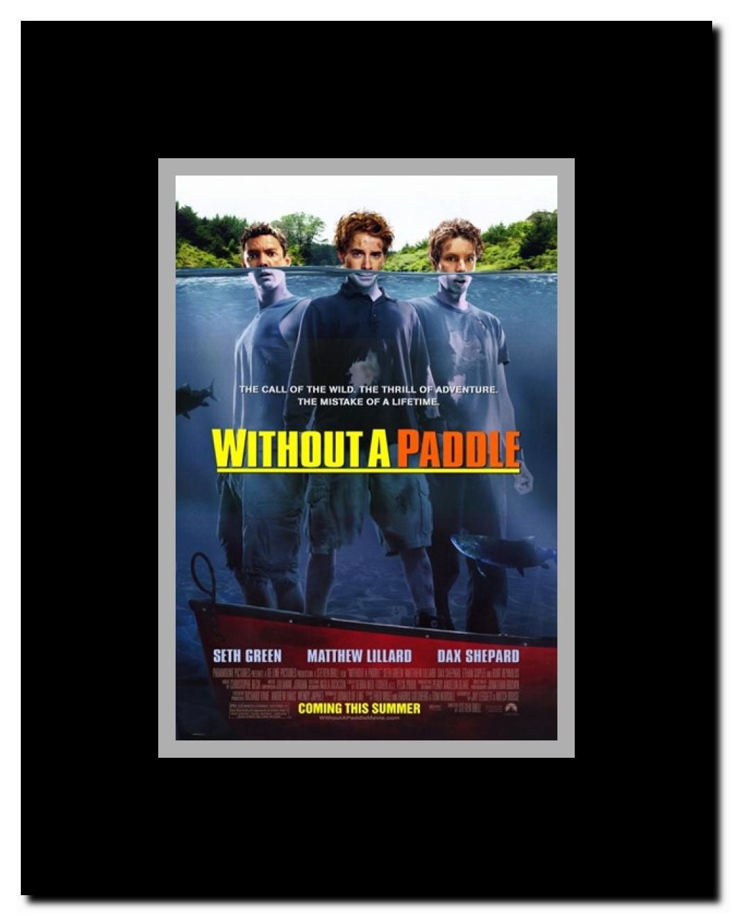 Without a Paddle Framed Movie Poster