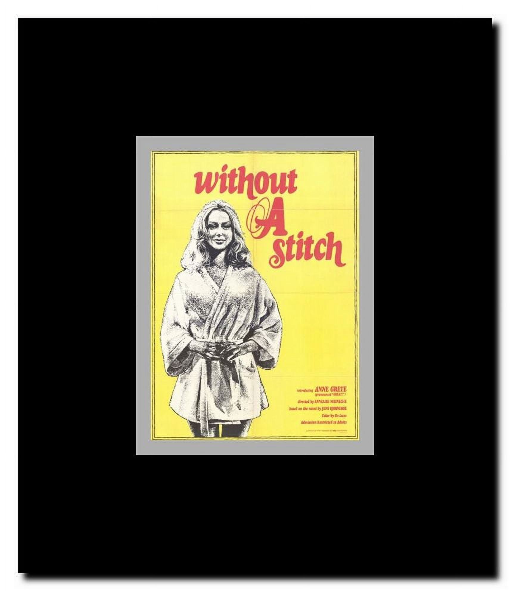 Without a Stitch Framed Movie Poster