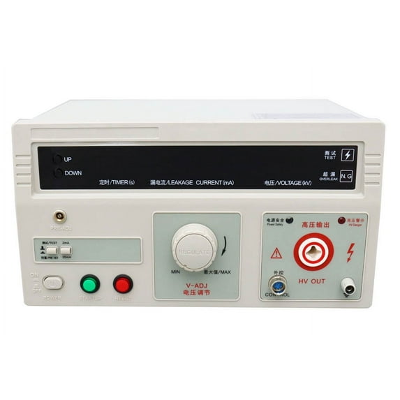 Withstand Hi-Pot Tester Insulation Resistance Tester Voltage Tester with Digital Display 220V 5KV 100VA 2670AM