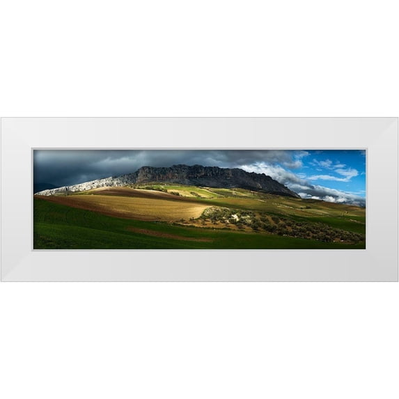 Witjes, Max 18x8 White Modern Wood Framed Museum Art Print Titled - Villanueva De La Concepcion