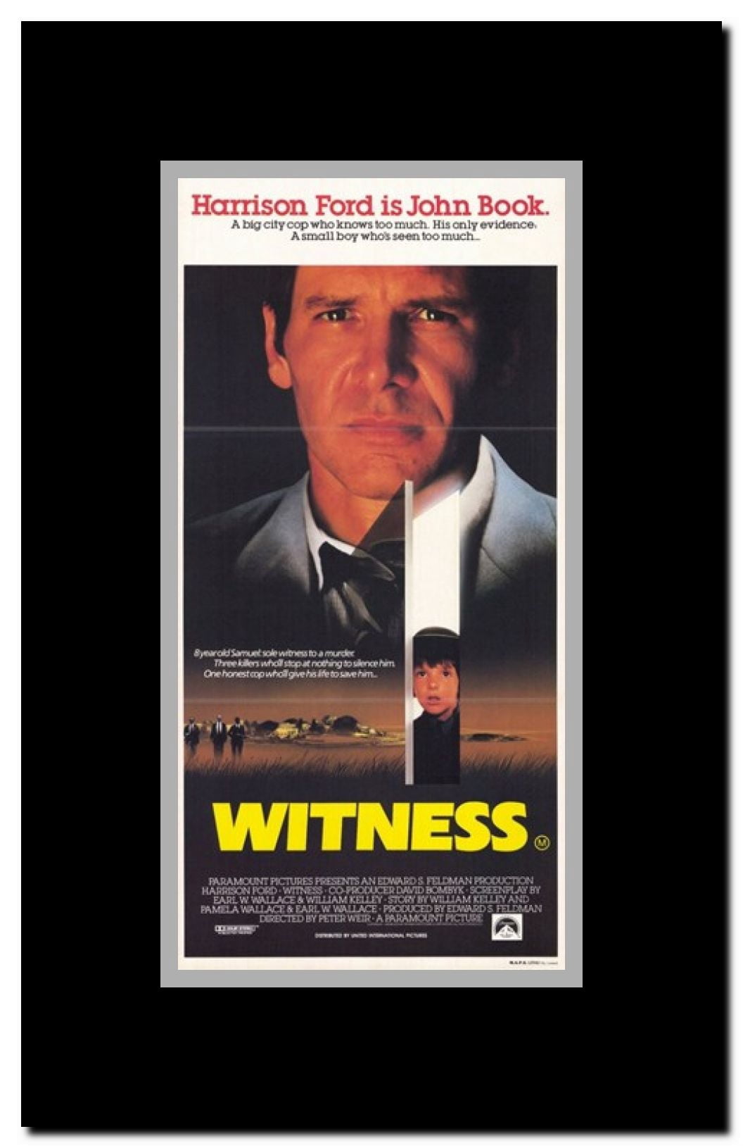 Witness Framed Movie Poster
