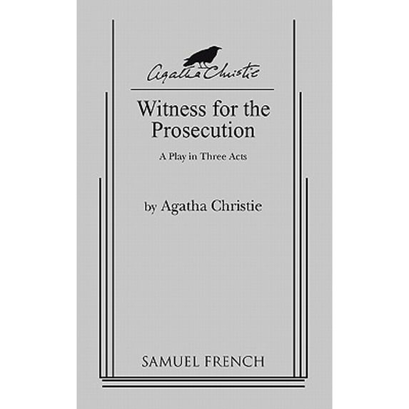 Pre-Owned Witness for the Prosecution (Paperback) 0573618003 9780573618000