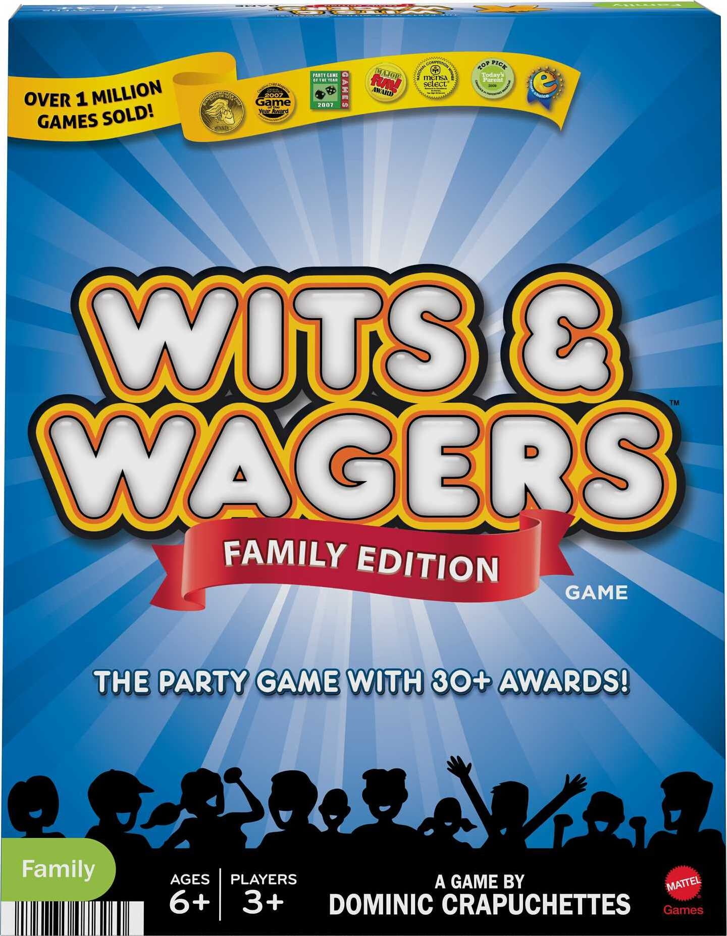 Wits & Wagers Family Board Game Interactive & Easy to Learn with Dry Erase Markers