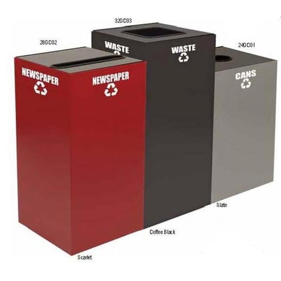 Witt GeoCubes Recycling Container with Square Opening