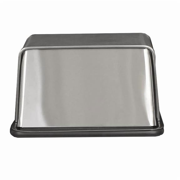 Witt Industries 13TSS 13 gal Push Top Hamper, Stainless Steel