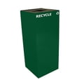 thumbnail image 1 of Witt Industries 36GC04-GN 36 gal Square Recycle Unit with Combo Opening, Green, 1 of 1