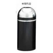 Witt Industries 415DT-22 Open top- black/chrome- with galv. liner