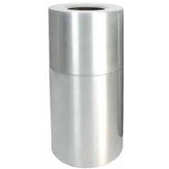 Witt Industries AL35-SVN Aluminum receptacle- silver vein- with plastic liner
