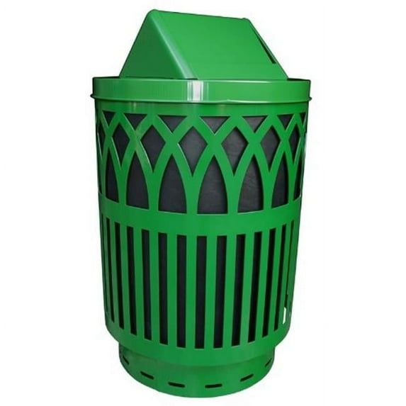 Witt Industries COV40P-SWT-GN Covington Can Covington Collection - 40 Gallon- Green