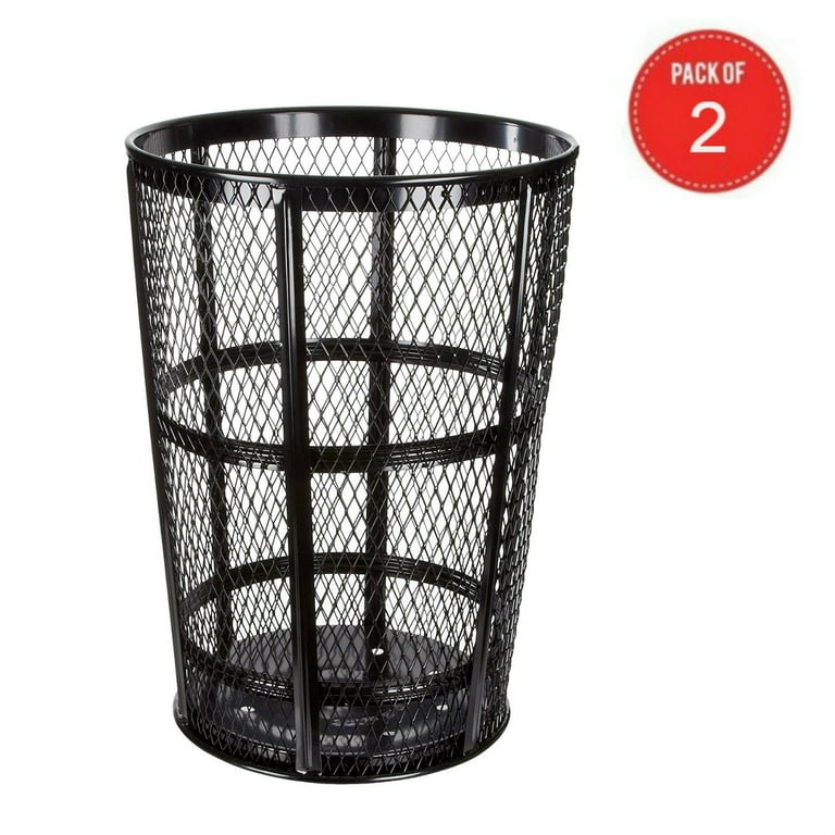 Genuine Joe Push Open Round Top Receptacle - 12 gal Capacity - Round - 29.2 Genuine Joe Push Open Round Top Receptacle - 12 gal Capacity - Round - 29.2