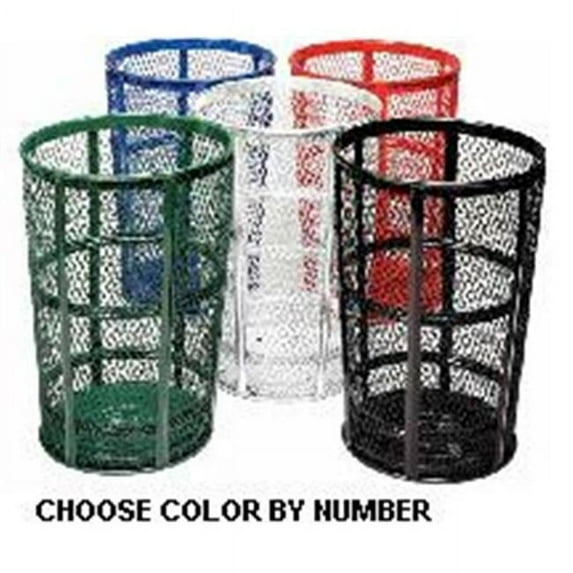 Witt Industries Expanded metal outdoor container- blue