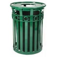 thumbnail image 1 of Witt Industries M3600-R-FT-BK Receptacle with flat top lid and plastic liner- black, 1 of 3