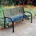 thumbnail image 1 of Witt Industries M4-BCH-SLV 4 ft. Stadium Series SMB Slatted Metal Bench, 1 of 1