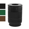 thumbnail image 1 of Witt Industries MAS40P-FT-BK Mason Collection Trash Can With Flat Top Lid - 40 Gallon - Black, 1 of 1
