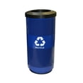 thumbnail image 1 of Witt Industries  Recycle Unit with Recycle Flat Top Lid with 1 Hole Opening & Plastic Liner, Blue, 1 of 1