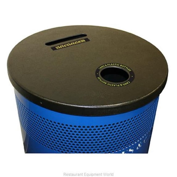 Witt Industries SC55FT-RHH Cover Garbage Waste Receptacle Can Flat Top