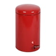 thumbnail image 1 of Witt Industries  Step-On Trash Can with Galvanized Liner - Red - 7 gal, 1 of 1
