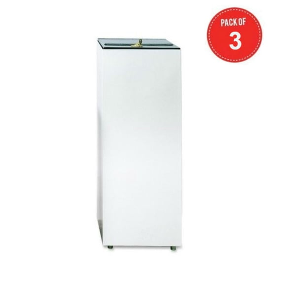 Witt Modified Series 32 Gallon Top Entry Secure Document Receptacle 32MSR Finish: Slate (Pack of 3)