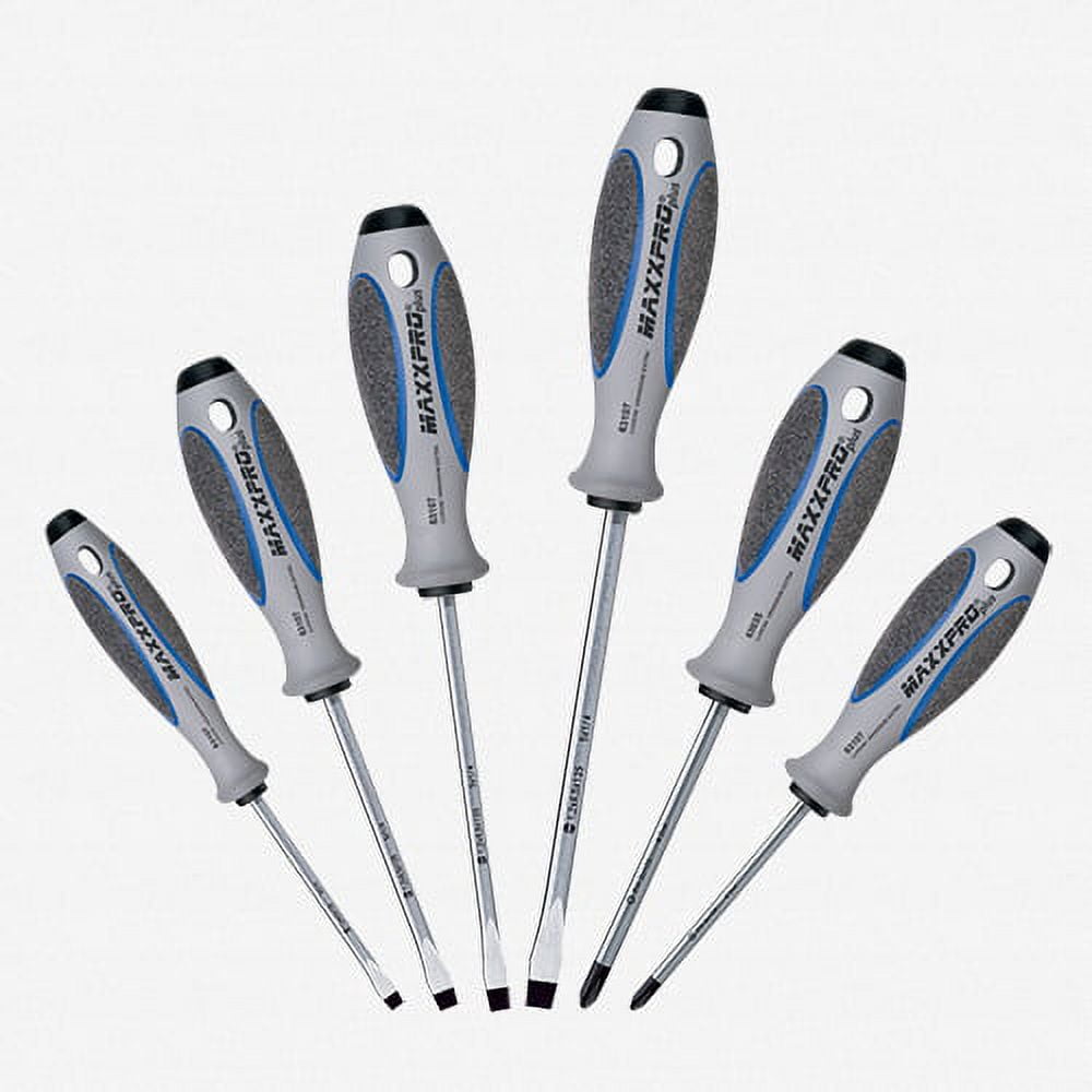 Witte 663864 6 Piece Maxxpro Plus Slotted and Phillips Screwdriver Set