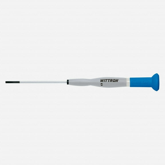 Witte Pro Wittron Precision Slotted Screwdriver, 1.0 x 40mm