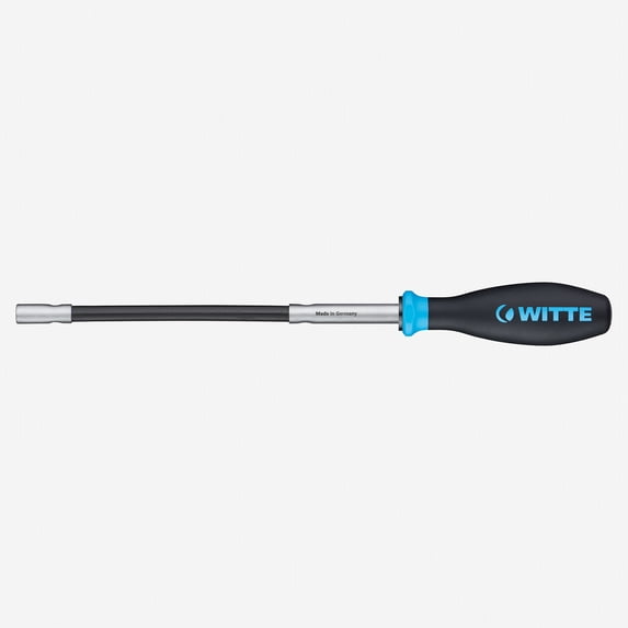 Witte Pro Metric Nutdriver with Flex Shaft, 6.0 x 210mm