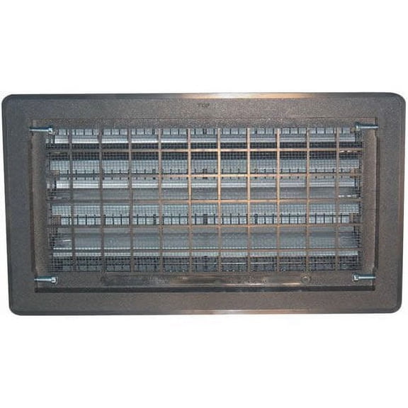 Witten Automatic Vent B-EBLACKMB"Energy-Saver" Foundation Auto Vent 8" X 16"- Black — Residential Use, Standard Application