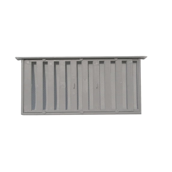 Bestvents Plastic Manual Slide Foundation Vent PMS-1 - Polypropylene - 8" x 16" Black