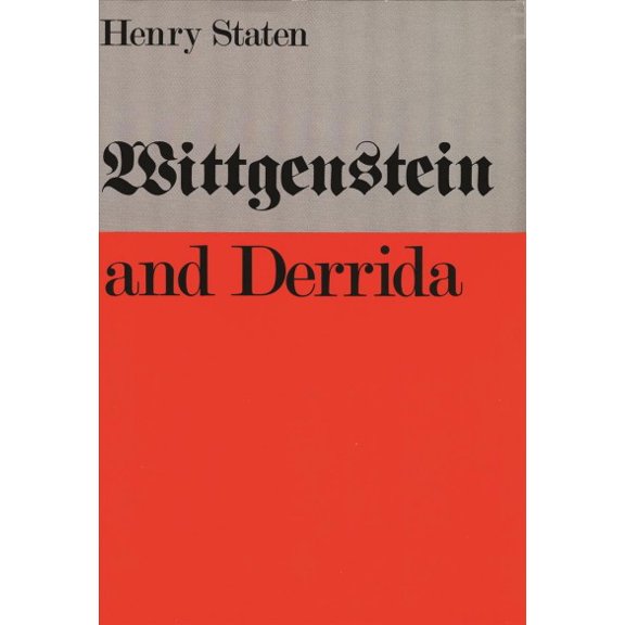 Pre-Owned Wittgenstein and Derrida (Paperback) 9780803291690