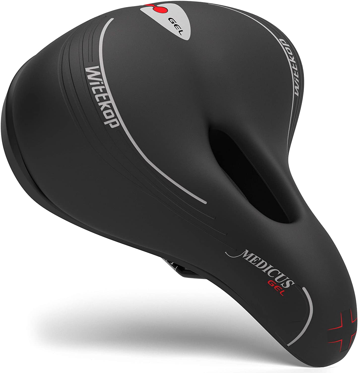 Wittkop Comfort Gel Bike Seat with Innovative Zone Concept I