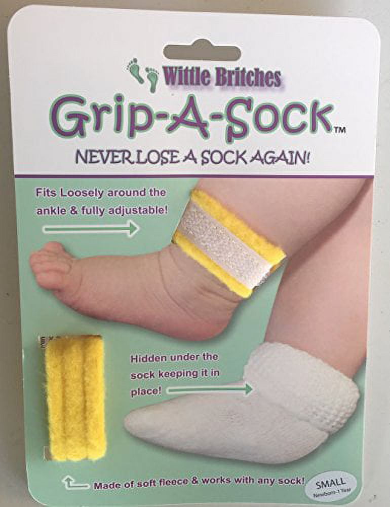 Wittle Britches GripASock Baby and Toddler Velcro and Soft Fleece