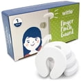 thumbnail image 1 of Wittle Door Pinch Guard (4 Pack) | Baby Proof Foam Door Stopper, 1 of 7