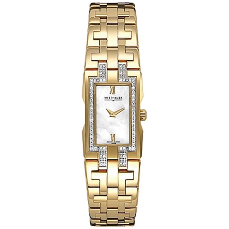Wittnauer Women\'s Diamond Bracelet Watch - Gold With Papers & Box Needs Battery VTG Wittnauer Swiss Quartz Women main image 2
