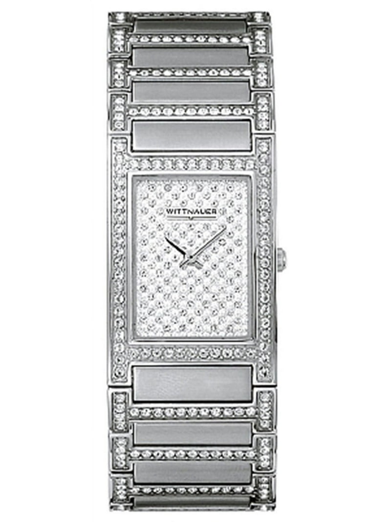 Wittnauer Men's Krystal Collection Pave Dial Bracelet Watch 10A08