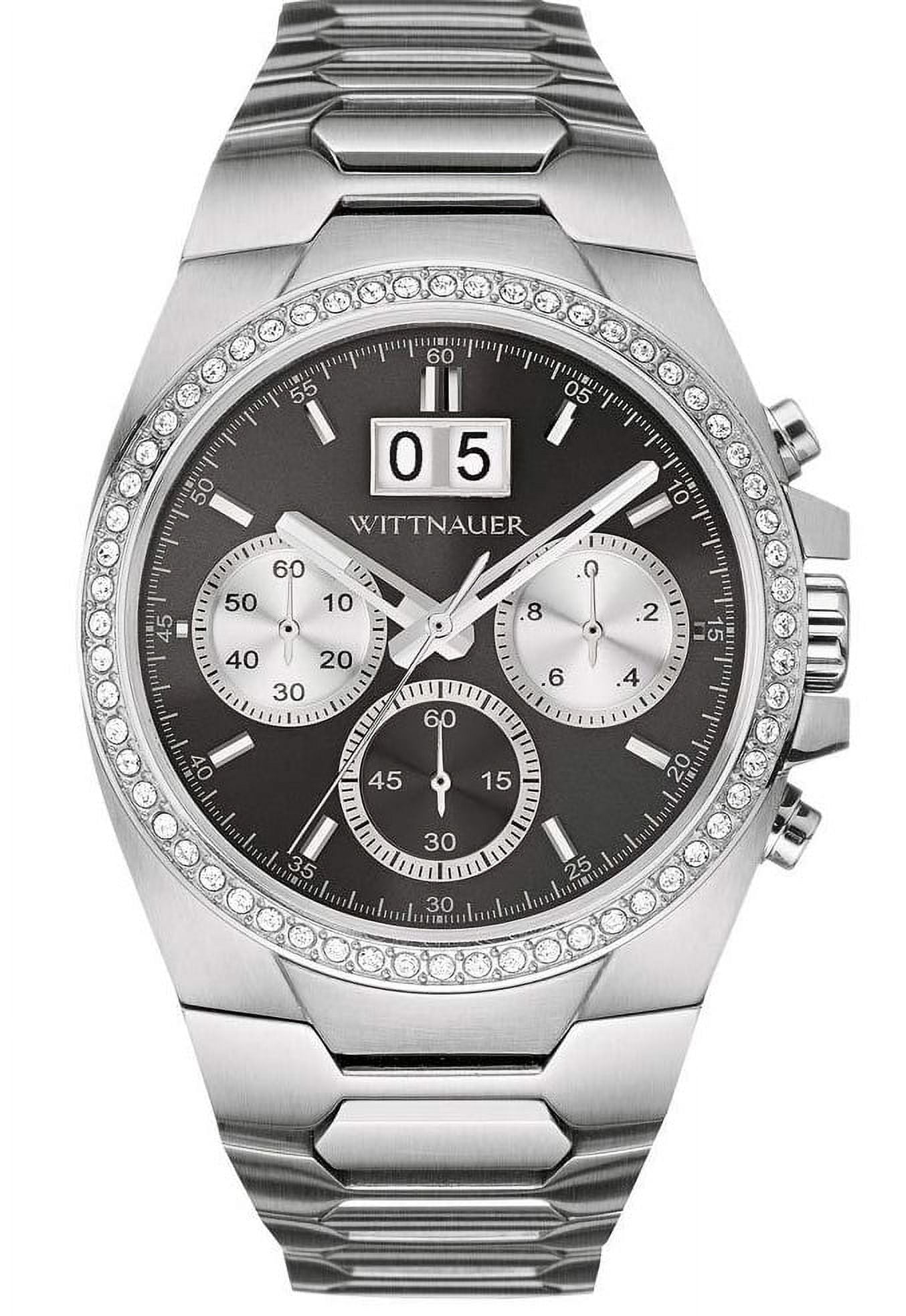 Wittnauer Men's Stainless Steel Chronograph Watch WN3049 - Walmart.com