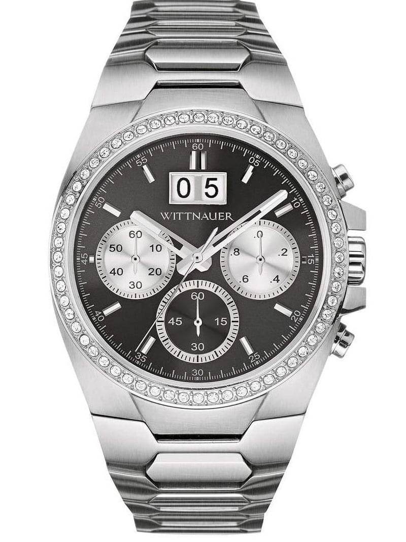 Wittnauer Men's Stainless Steel Chronograph Watch WN3049 - Walmart.com