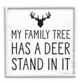 thumbnail image 1 of Witty Deer Quote Rustic Lodge Antlers Motif Holiday Graphic Art Framed Art Print Wall Art, 1 of 7