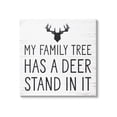 thumbnail image 1 of Witty Deer Quote Rustic Lodge Antlers Motif Holiday Graphic Art Gallery-Wrapped Canvas Print Wall Art, 1 of 5