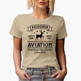 thumbnail image 1 of Witty Reindeer Aviation, Santa's Team, Christmas Service Sign Art Merch Gift, Tan T-Shirt, Large, 1 of 5