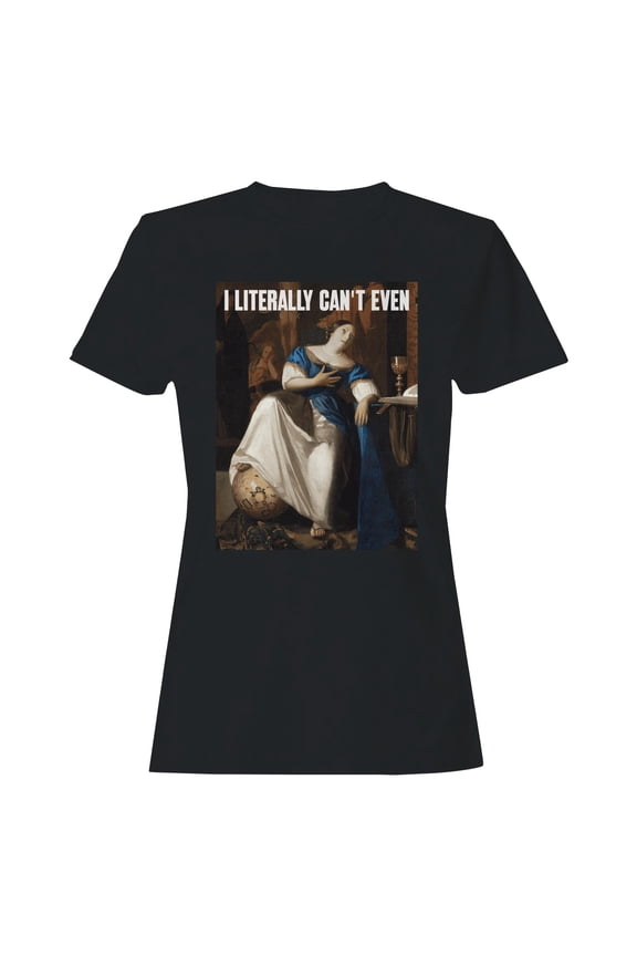 Witty Renaissance Meme Art Women's T-shirt