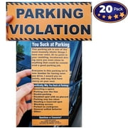 Witty Yetis 9x4 Fake Parking Tickets Gags & Practical Joke Toys 20Pack