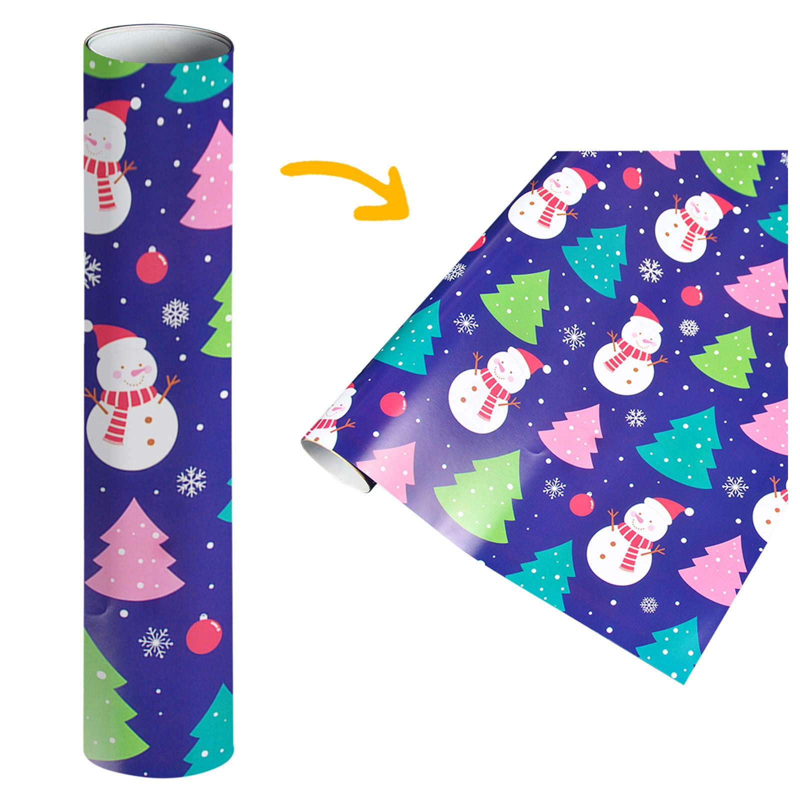 Wiueurtly 1PCs ( 75cmX51cm, 4.11 Square Feet)Single-sided Christmas ...