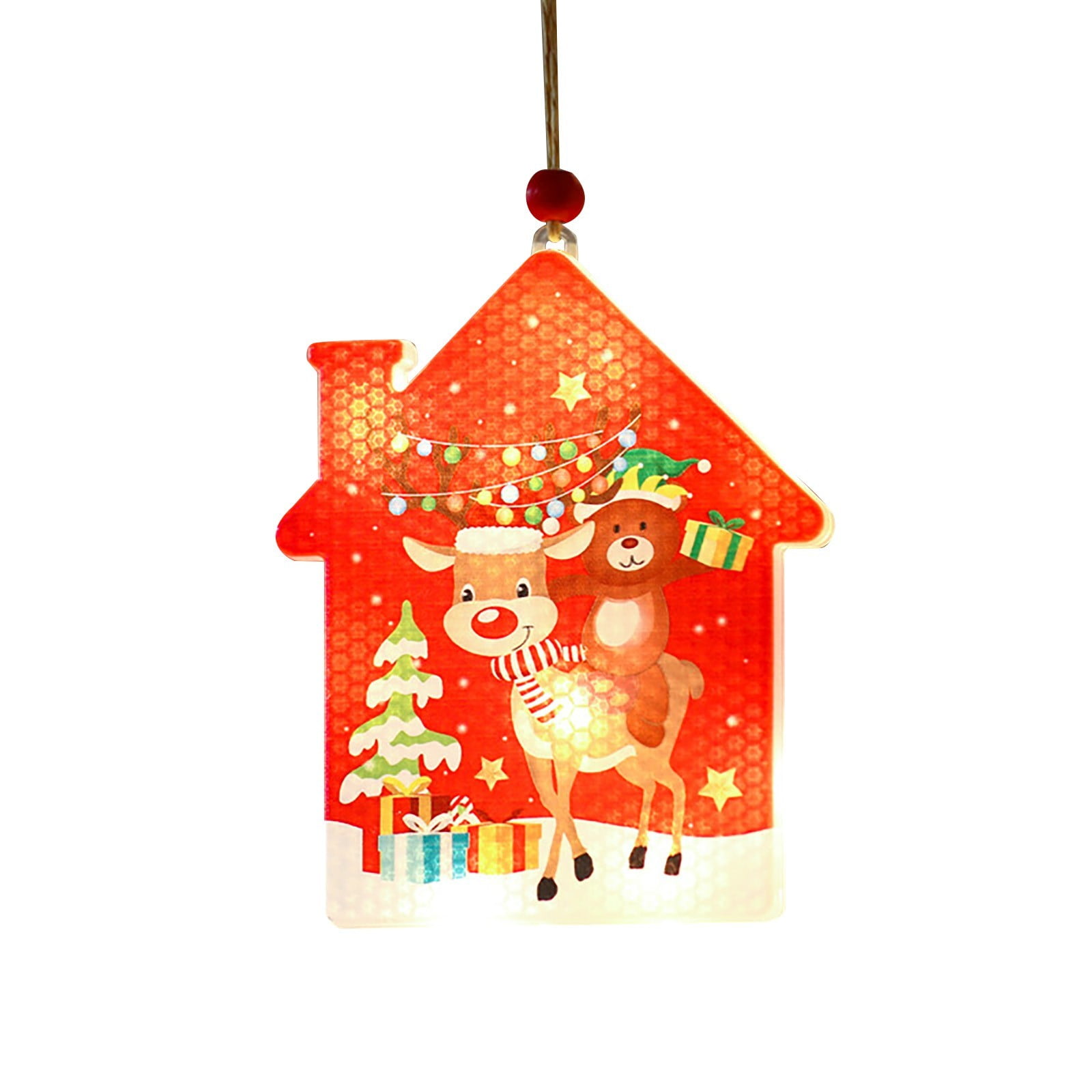 Wiueurtly 25 Count Christmas Lights Led String Lights Indoor Short