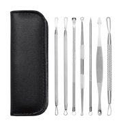 Wiueurtly Blackhead Remover Pimple Tool Comedone Zit Extractor Kit For Nose Facial Pore Extraction Popping Needle