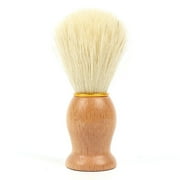 Wiueurtly J Cole Beech Wood Handle White Boar Bristles Men's Care Tool Shaving Cream Foam Brush