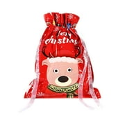 Wiueurtly Snowman Bag Bag Bag Gift Christmas Decorated Santa Housekeeping & Organizers Christmas Shirts For Women