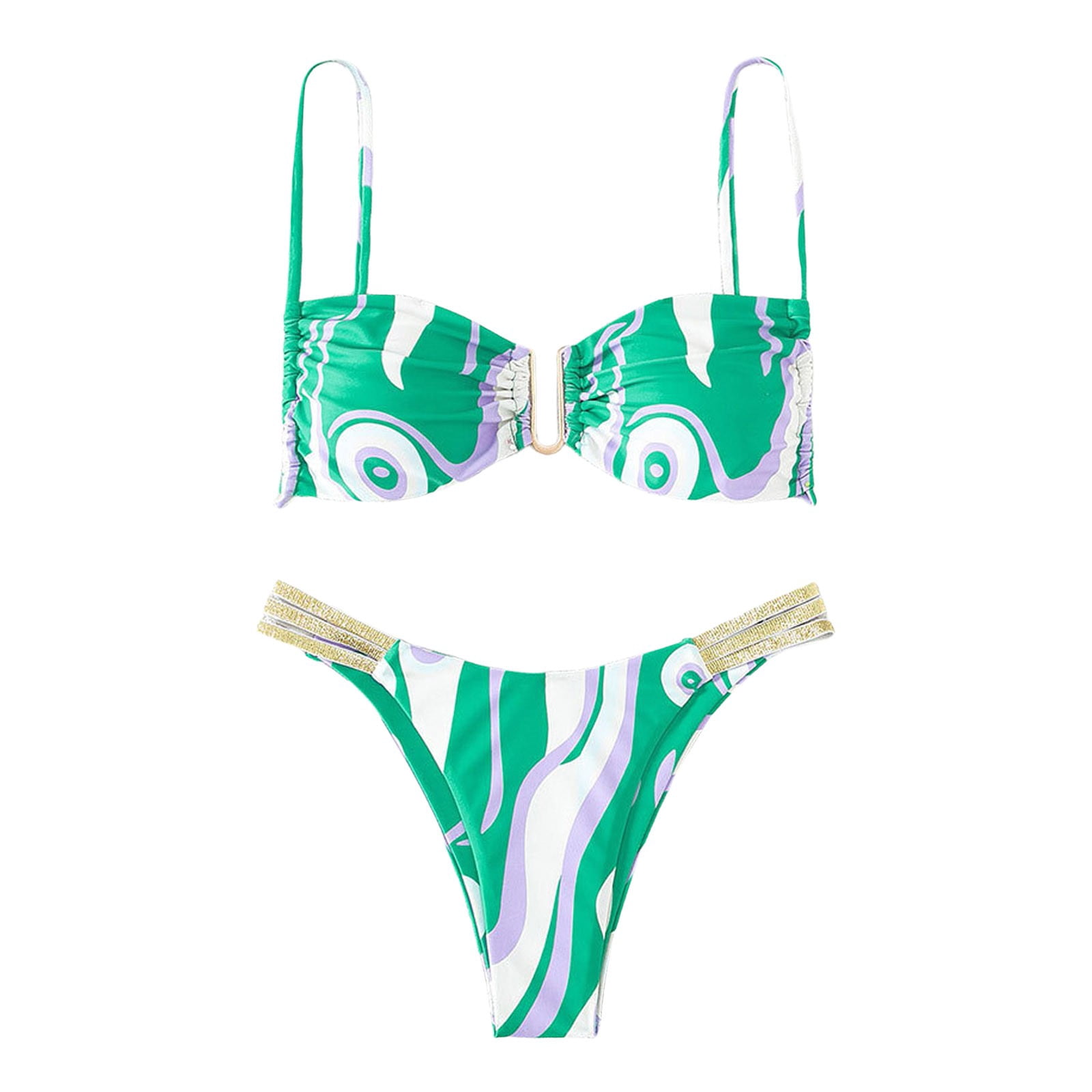 Wiueurtly Swim Bras for under Swimsuits Women's European And American