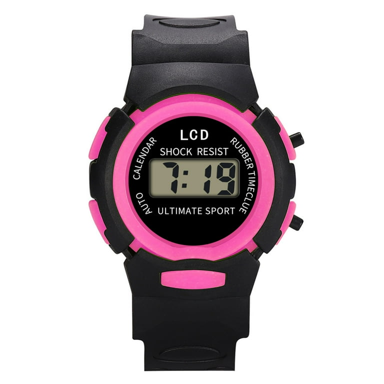 Wiueurtly Teen Boys Watches Watch Waterproof Digital Children Analog Electronic Sport Wrist LED Girls Kid s Watch Walmart