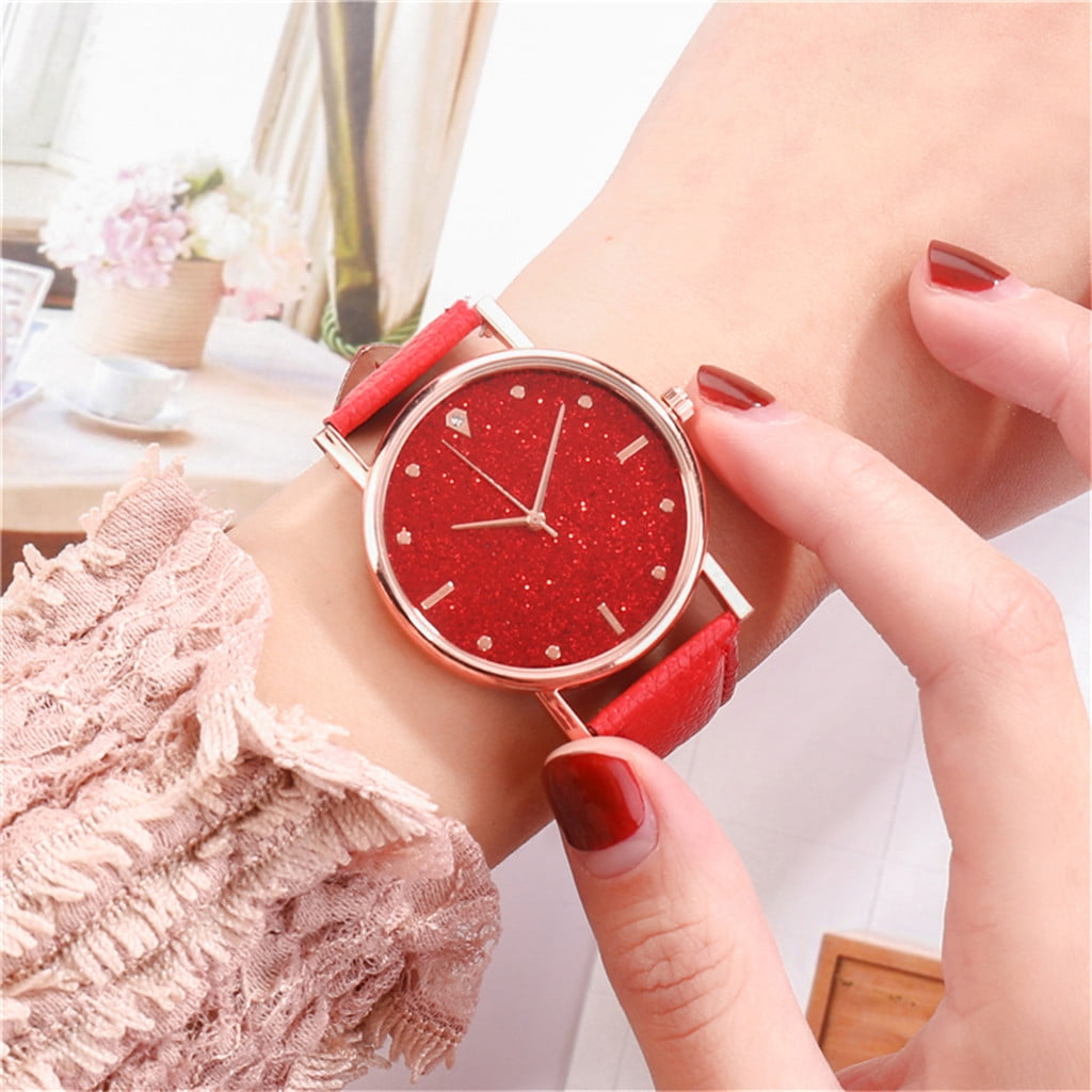 Wiueurtly Wind up Watches for Women No Battery Stainless Casual Watch